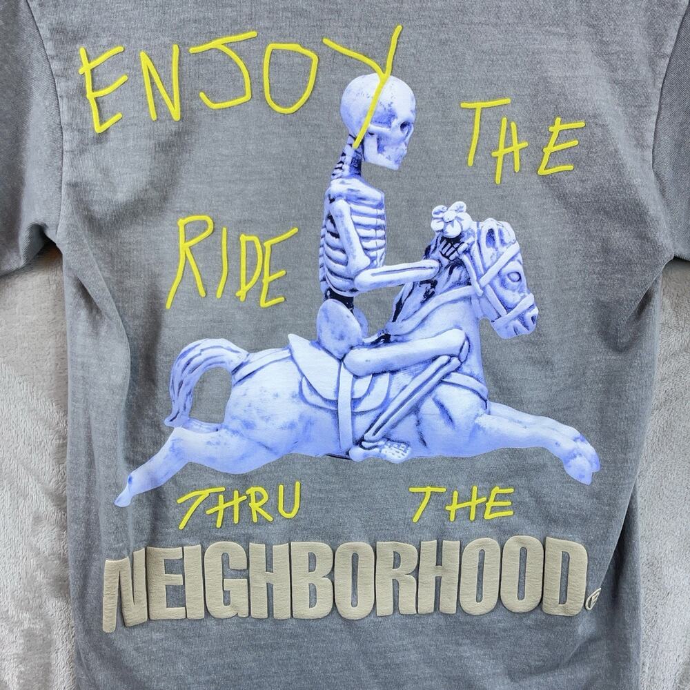 Travis Scott Cactus Jack x Neighborhood Tokyo T Shirt Men's Small Puff Print - Picture 5 of 11